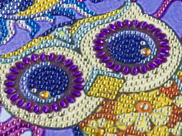 Diamond Painting Gufo Crystal 2 - immagine 3