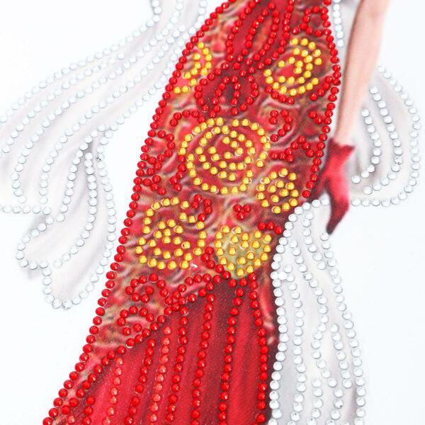Diamond Painting Dama Rossa - immagine 3