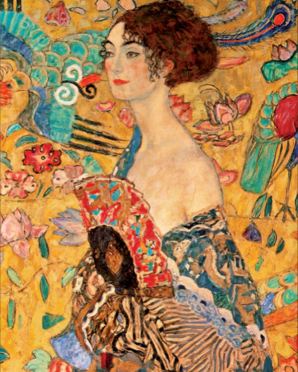Diamond painting Dama con Ventaglio