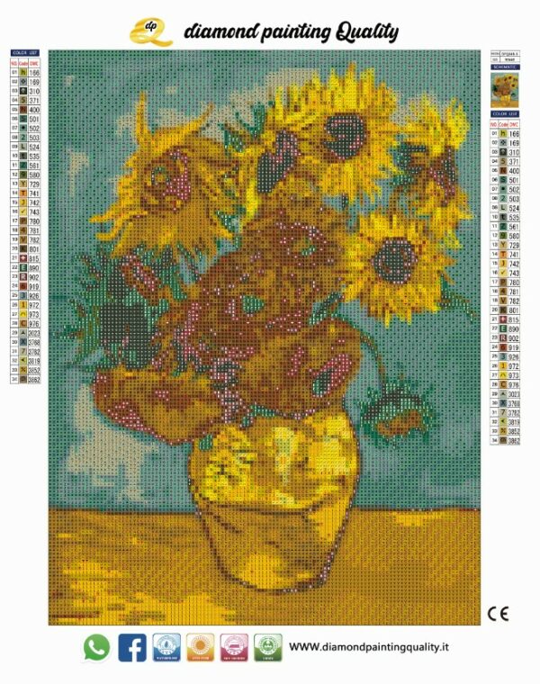 Diamond painting I Girasoli originali - immagine 2