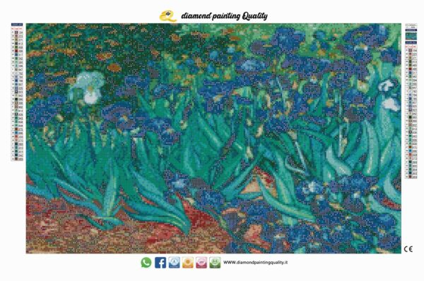 Diamond Painting Iris originali - immagine 2