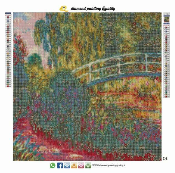 Diamond Painting Il Ponte Fiorito - immagine 2