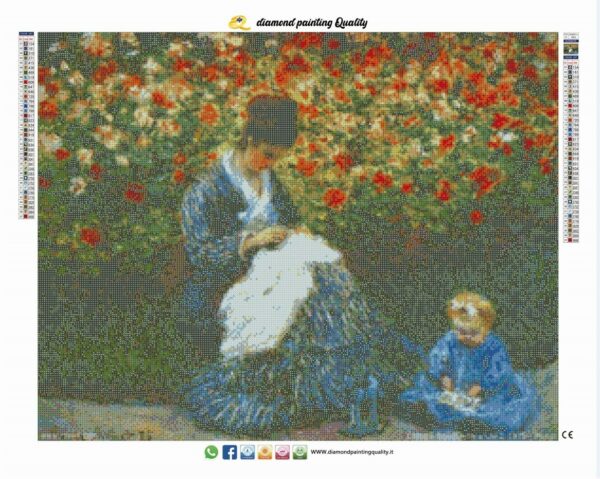 Diamond Painting La Ricamatrice - immagine 2