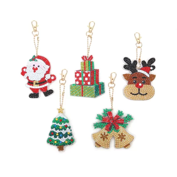 Diamond painting Portachiavi Natale
