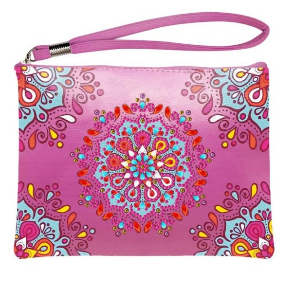 Diamond Painting pochette mandala pink 2