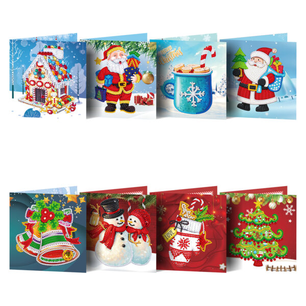 Diamond Painting second Christmas Card