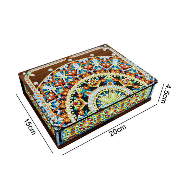 Diamond Painting Portagioie Half Mandala - immagine 2