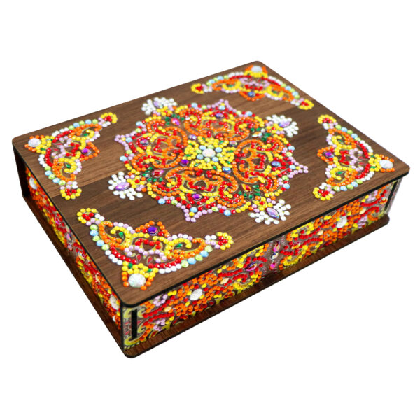 Diamond Painting Portagioie Orange Mandala