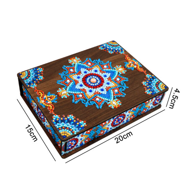 Diamond Painting Portagioie Blue Mandala - immagine 2