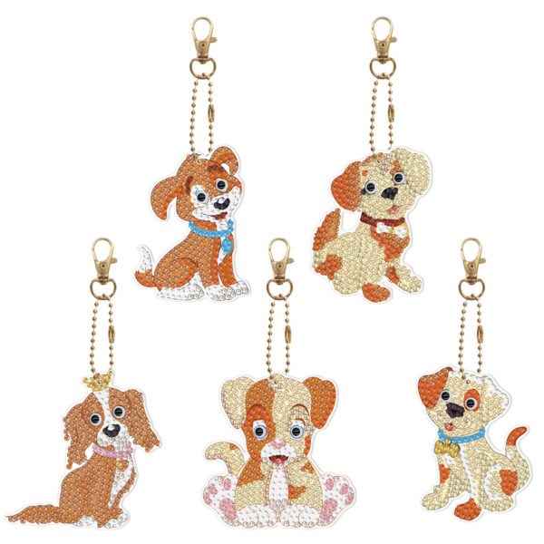Diamond painting Portachiavi Nice Dog