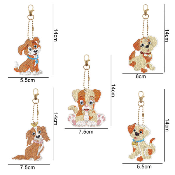 Diamond painting Portachiavi Nice Dog - immagine 2