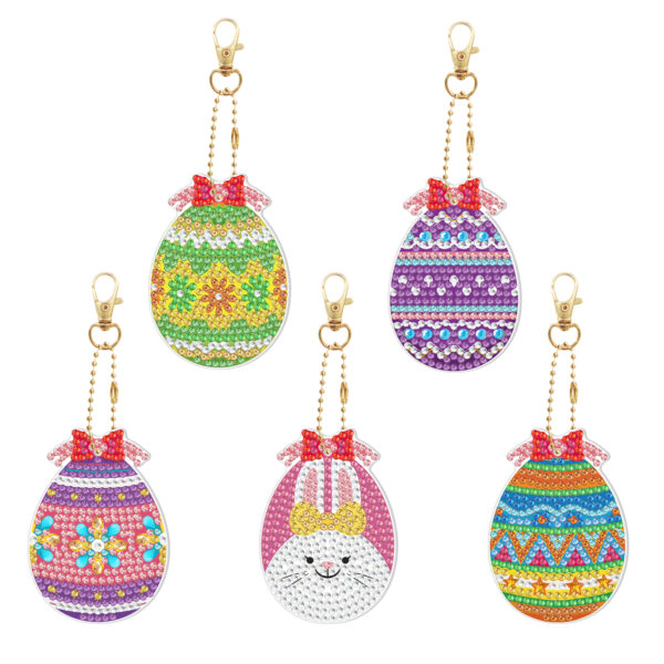 Diamond painting Portachiavi Color Eggs