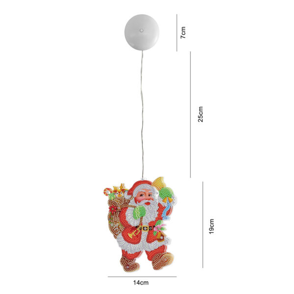 Diamond painting Santa Claus Lamp - immagine 2