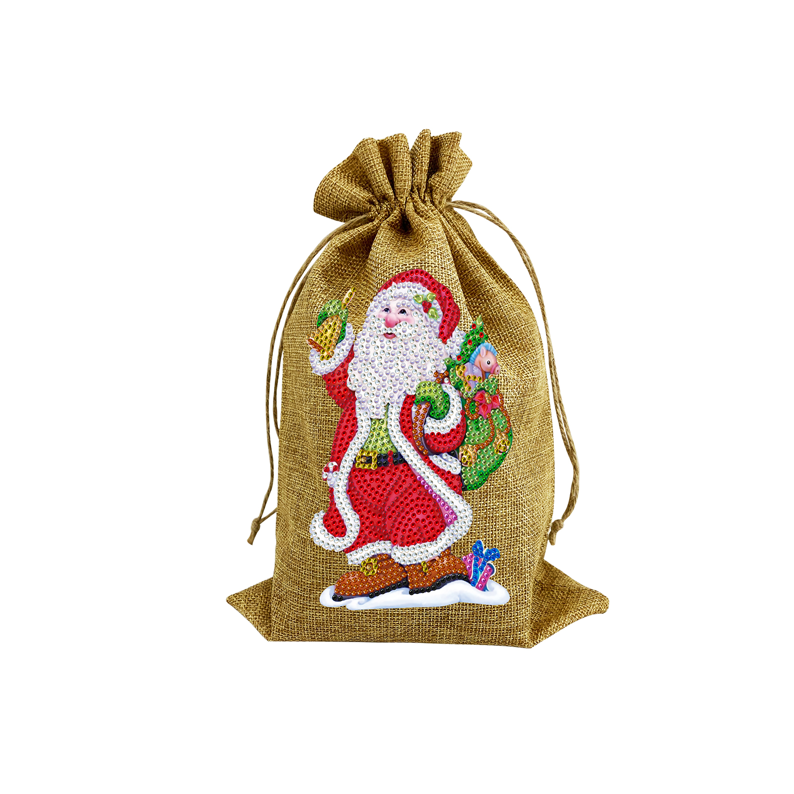 12 Set Diamond Painting Natale – Portachiavi Fai Da Te Con Diamanti, Ciondoli A Forma Di Babbo Natale, Omino Di Pan Di Zenzero E Tanti Altri