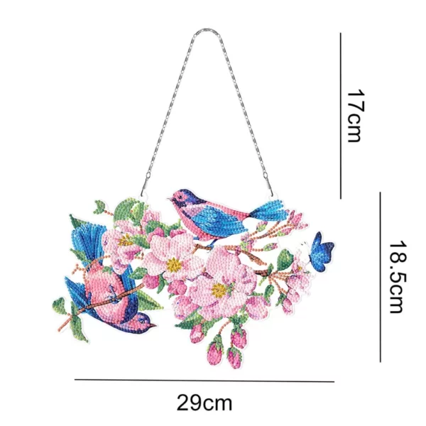 Diamond Painting Crystal Birds - immagine 2