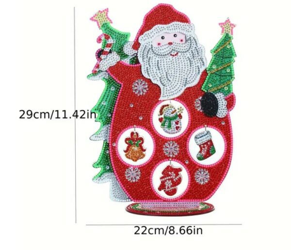 Diamond Painting Babbo Natale luminoso