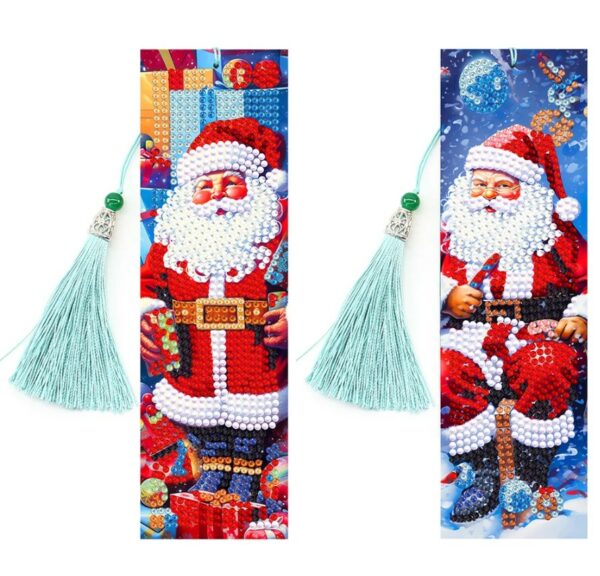 Diamond Painting Segnalibri Babbo Natale