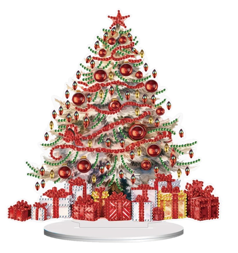 Kit Diamond Painting Albero Magico 30x40 Cm – Completo Di Tela E Strass, 5D Fai-da-Te, Con Albero Colorato